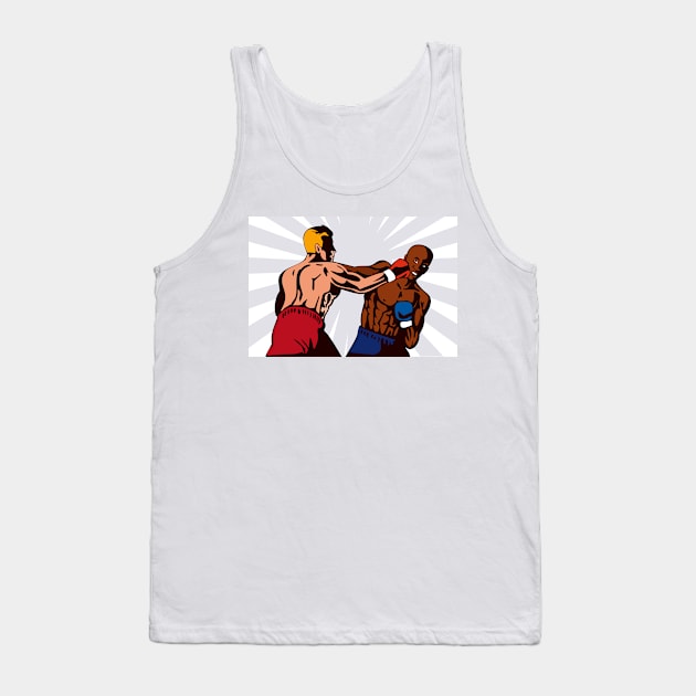 Boxer Boxing Knockout Punch Retro Tank Top by retrovectors